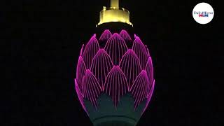 Vesak decorations light up Colombo