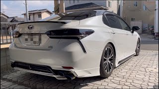 カムリWSの鉄粉除去とガラスコーティング、ピカピカレインを施工してみた。Camry ws car wash and Ceramic Coating