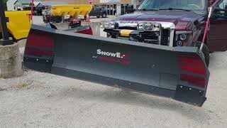 SnowEx 8' 10' Power Snow Plow Expanding wing UP236