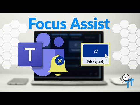 How to MUTE TEAMS NOTIFICATIONS with Windows Focus Assist