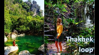 Motorbike adventures; flooded forest and dark caves on the Thakhek loop  l  backpacken Laos