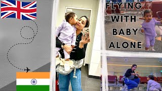 Baby on Board:How I travelled solo with my little one | Gatwick to Mopa -Travel Vlog Solo Parenting