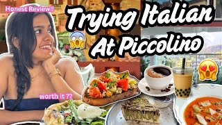 Best Pure Veg Italian Restaurant in Navi Mumbai? | Piccolino Taproom Honest Review 🍝 ✨Shruti Kothari