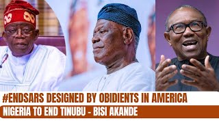 افشاگری انفجاری! #EndSARS طراحی شده توسط Obidients در آمریکا، نیجریه برای پایان دادن به Tinubu - Bisi Akande