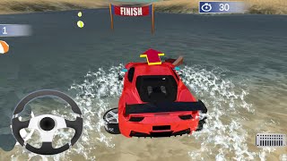 Water Surfer Car Floating Race - Car Racing Game - Android Gameplay