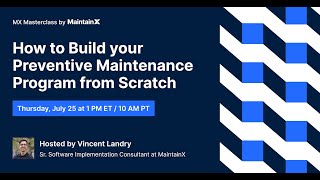 How to Build a Preventive Maintenance Program from Scratch