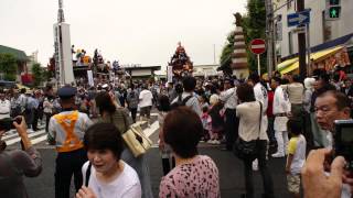 成田祇園祭　2012.7.7　その３　成田山の山車　幸町の山車　東町の屋台