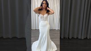 Lysette is already the trending wedding gown of the year! #strapless #usabrides #trendyfashion