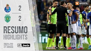 Highlights | Resumo: FC Porto 2-2 Sporting (Liga 21/22 #22)