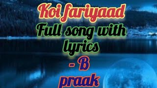 Koi fariyaad Unplugged by-B Praak #trending #viral #tseries