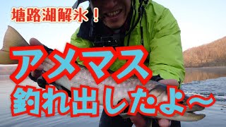 解氷の塘路湖でアメマスを狙う❗【lake toro fishing】