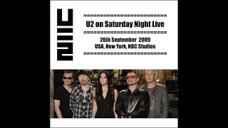 U2 - Breathe (2009/09/26, NBC Saturday Night Live, New York)