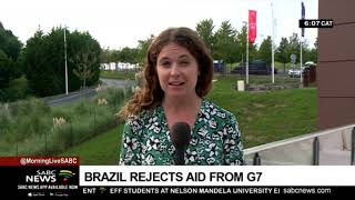 Brazil rejects aid from G7