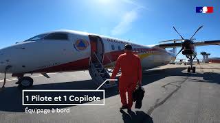 Découvrez le DASH 8 Q400 MR de la Sécurité civile