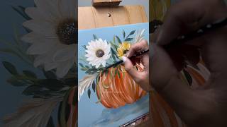 Painting a Pumpkin Vase | CAMILLA CREATIONS #painting #camillacreations #acrylic #art #pumpkin