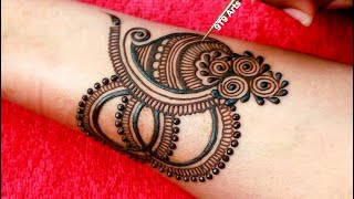 Pongal 2025: Very beautiful simple mehndi design | Front hand mehndi design | Mehndi Design | mehndi