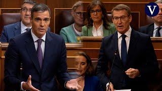 Feijóo dice que “La Moncloa está ”investigada por corrupción“ y Sánchez asegura que no le quebrará