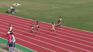 20160924 国体強化記録会5 女子100m5