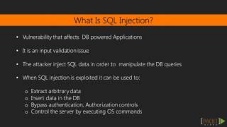 Learning Python Web Penetration Testing: SQL Injection Vulnerability | packtpub.com