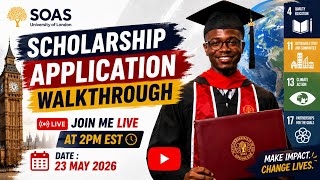 SCHOLARSHIP APPLICATION WALKTHROUGH & Q and A Session