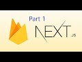 User Authentication in Web Apps Next Js, Firebase Auth, Tailwind   Part 1