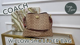 THE BAG REVIEW: COACH WILLOW SHOULDER BAG | INTRICATE DETAILS | WHAT FITS INSIDE | WHEN WORN