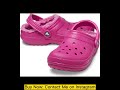 crocs unisex adult men s and women s classic lined clog fuzzy slippers buy now