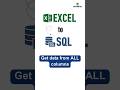 How to get all records in SQL, learn as an Excel user! #shorts #sql #excel #sqlforbeginners