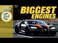 9 cars with the biggest engines