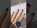 Burgundy French nails tutorial with ungraded kit✨💅🥰#nails #diynail #aillsa #frenchnails #burgundy