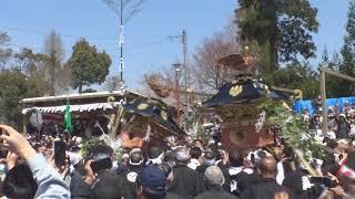 平成30年　糸魚川市＜天津神社＝奴奈川神社＞けんか祭り（Ⅰ）＝【怒涛】ぶっかり＆御走り