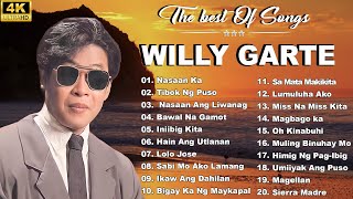 Nasaan Ka, Tibok Ng Puso...WILLY GARTE Love Songs Nonstop 2024 - OPM Tagalog Love Songs Of All Time