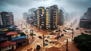 CHAOS IN PORTO ALEGRE: Devastating Storm Floods Streets and Homes!