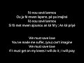 zouk machine sové lanmou lyrics english subs