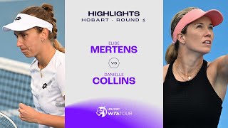 Elise Mertens vs. Danielle Collins | 2024 Hobart Round 1 | WTA Match Highlights