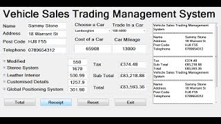 How to Create Vehicle Trading Management System in Visual Basic.Net - Tutorial 1 of 2