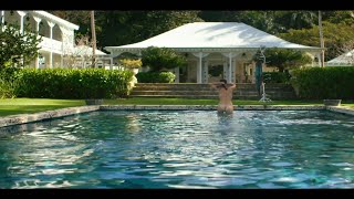 Leopard Skin | Alba (Carla Gugino) swims naked.