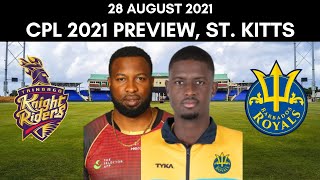 CPL 2021: Trinbago Knight Riders vs Barbados Royals Preview - 28 August 2021 | St Kitts