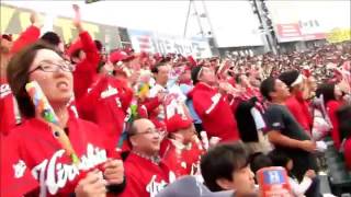 広島東洋カープ　甲子園9回表の逆転劇！　20130429