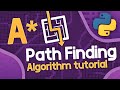 A* Pathfinding Visualization Tutorial - Python A* Path Finding Tutorial