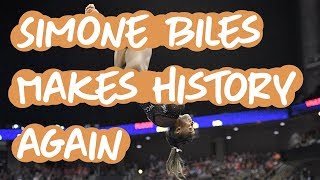 Simone Biles Makes History Again: 2019 US Gymnastics Championships