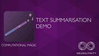 Computation Magic: Text Summary - Python Demo