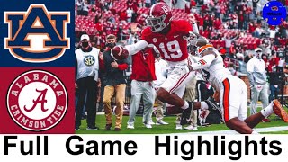 #1 Alabama vs #22 Auburn Highlights | 2020 Iron Bowl | 2020 College Football Hig