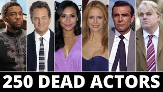 Famous Actors who died in the last few years