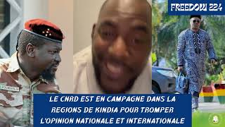 LE CNRD EST EN CAMPAGNE DANS LA REGIONS DE KINDIA POUR TROMPER L’OPINION NATIONALE ET INTERNATIONALE