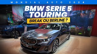 BMW Serie 5 Touring : le break lui va si bien ! (Mondial 2024)