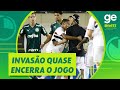 TORCEDOR INVADE CAMPO COM UMA FACA | SÃO PAULO 0 X 1 PALMEIRAS | COPINHA | #shorts | ge.globo