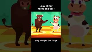JunyTony #Shorts | She Makes Us Laugh Somehow! | Animal Song for Kids