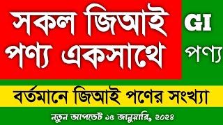 জি আই পণ্যের নতুন আপডেট ২০২৪ | সকল জিআই পণ্য একসাথে | GI Products | ১৫/০১/২০২৪