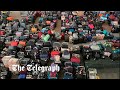 Travel chaos: Sea of suitcases at Heathrow leaves thousands without bags